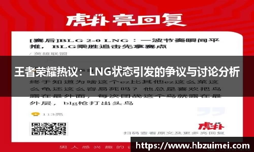 王者荣耀热议：LNG状态引发的争议与讨论分析